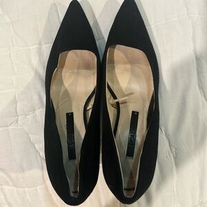 GUC Zara black suede heels
